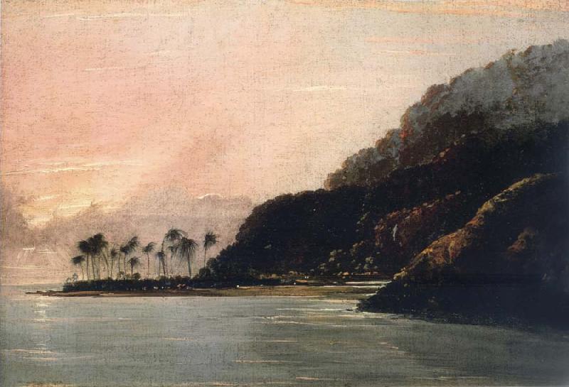 unknow artist A View of Point Venus and Matavai Bay,Looking east China oil painting art
